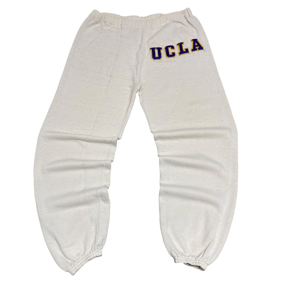 Vintage UCLA Sweatpants White Made USA Medium